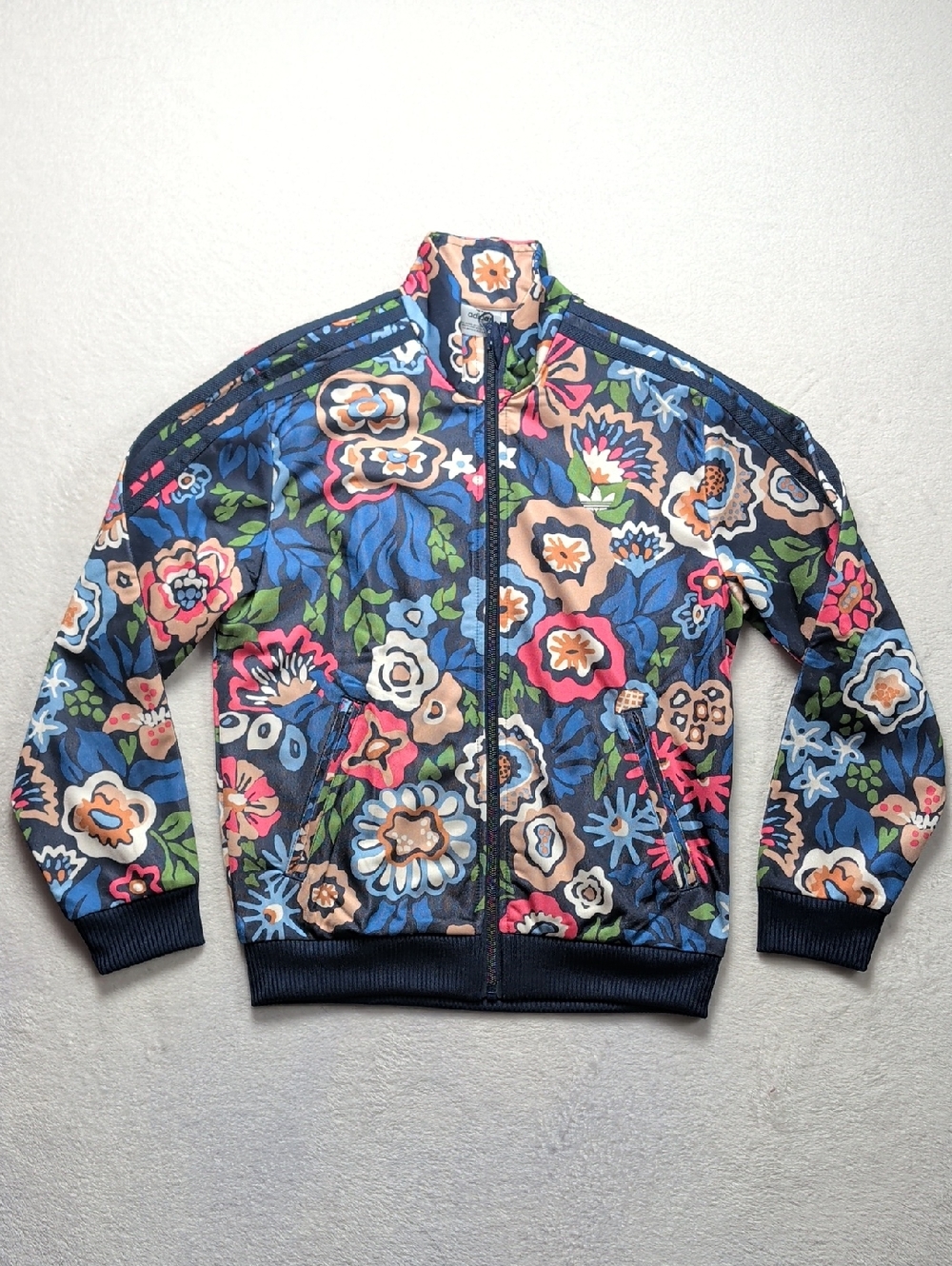 Addidas Originals X Liberty London Firebird Zip Top 9/10 Years Unisex